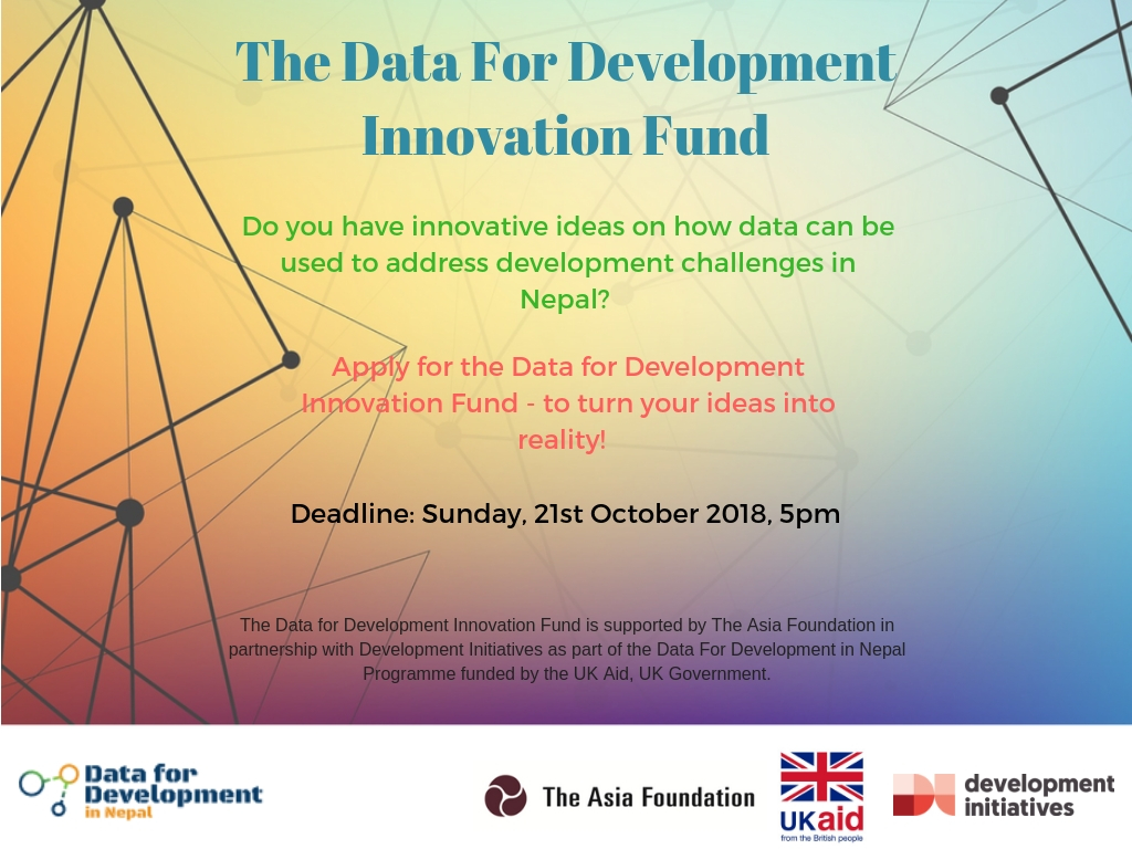 The Data For Development Innovation Fund
